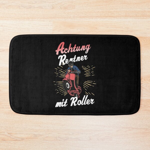 Item preview, Attention pensioners with roller pension grandpa designed and sold by JonasDesign.