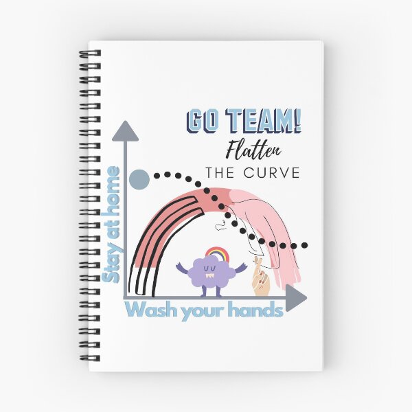 Item preview, Flatten the curve covid-19 kids art designed and sold by AnadeeaLupu.