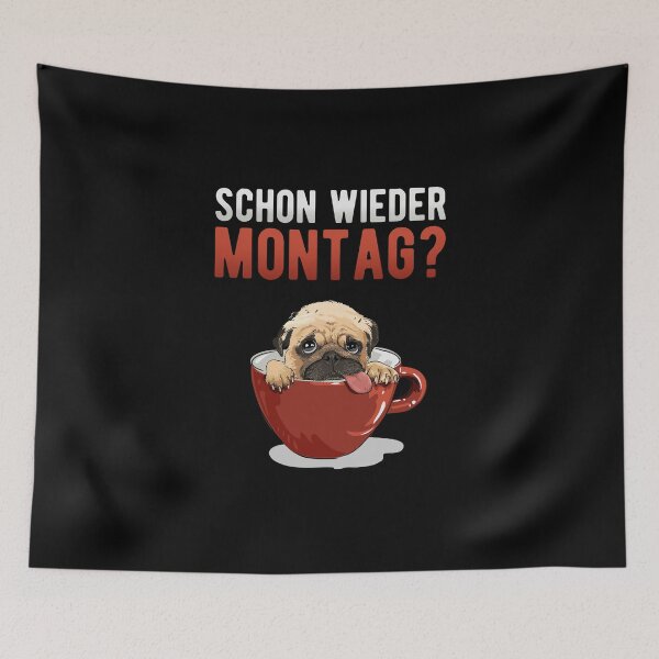 Item preview, Monday Pug Pug again designed and sold by JonasDesign.