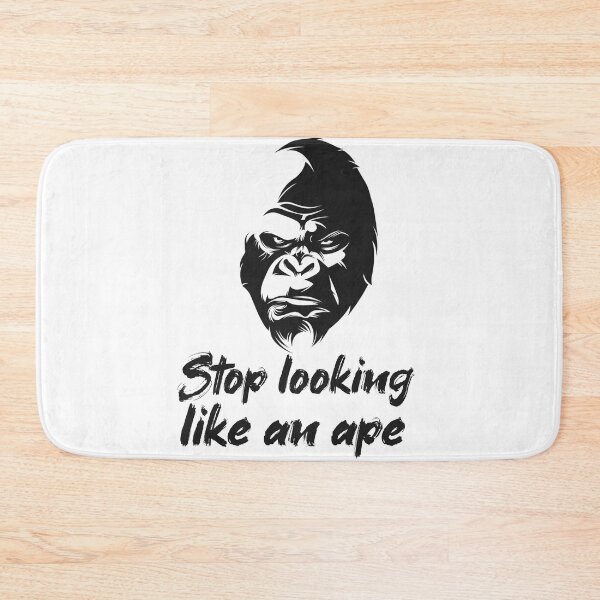 Item preview, Gorilla monkey monkey saying designed and sold by JonasDesign.