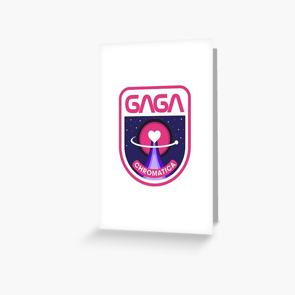 Parche de la misión Lady Gaga Chromatica Tarjetas de felicitación