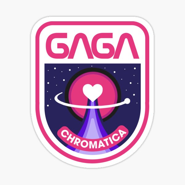 Lady Gaga Chromatica Mission Patch Sticker