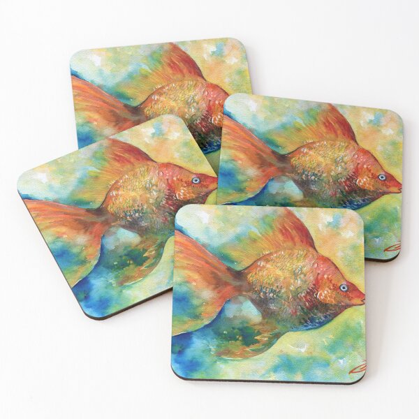 Item preview, Colorful Fish in Watercolour  designed and sold by darrenyeoart.