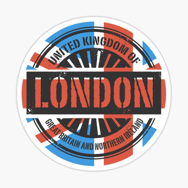 London Uk Flag Sticker For Sale By Studio Redbubble