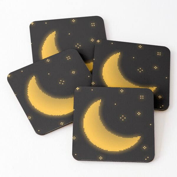 Item preview, Pixel Art Crescent Moon  designed and sold by Gavirlas.
