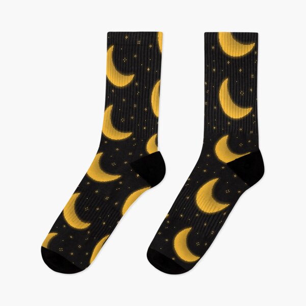 Item preview, Pixel Art Crescent Moon  designed and sold by Gavirlas.