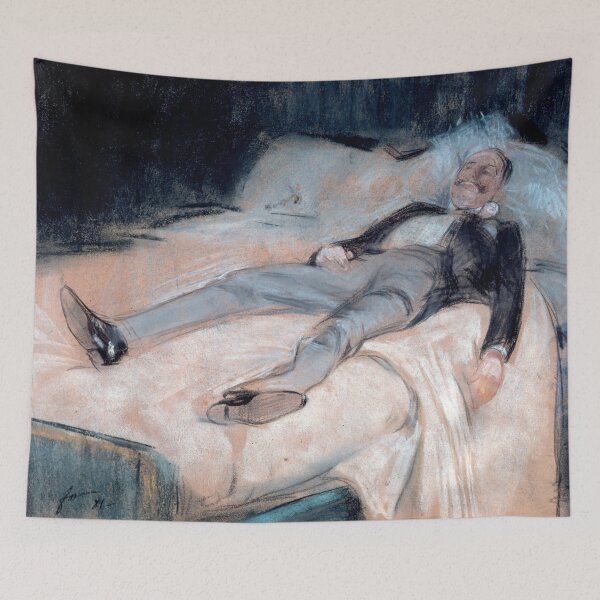 Item preview, Jean-Louis Forain - After the Ball, the Reveler designed and sold by Impressionist Masters.