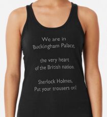 Sherlock Holmes - BBC Version Quote Racerback Tank Top