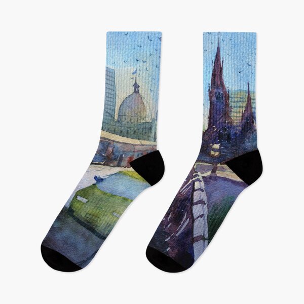 Item preview, Flinders Street Station - from Princes Bridge designed and sold by darrenyeoart.
