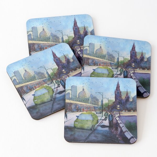 Item preview, Flinders Street Station - from Princes Bridge designed and sold by darrenyeoart.
