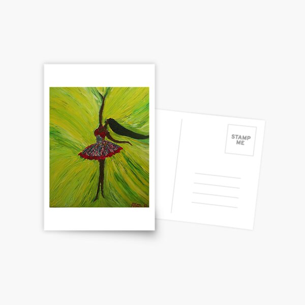 Ballerina Postcard