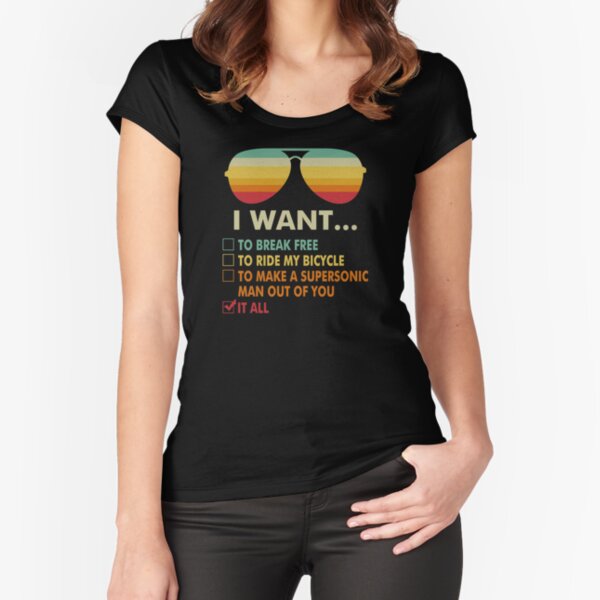 Item preview, Funny Music lover Gift Bicycle Costume I Want It All designed and sold by The1Tee.