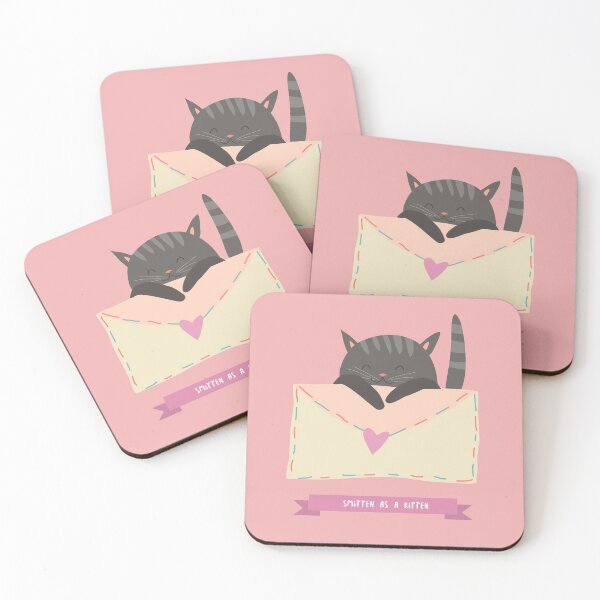 Item preview, Smitten as a Kitten- Love Letter designed and sold by EvaWolf.