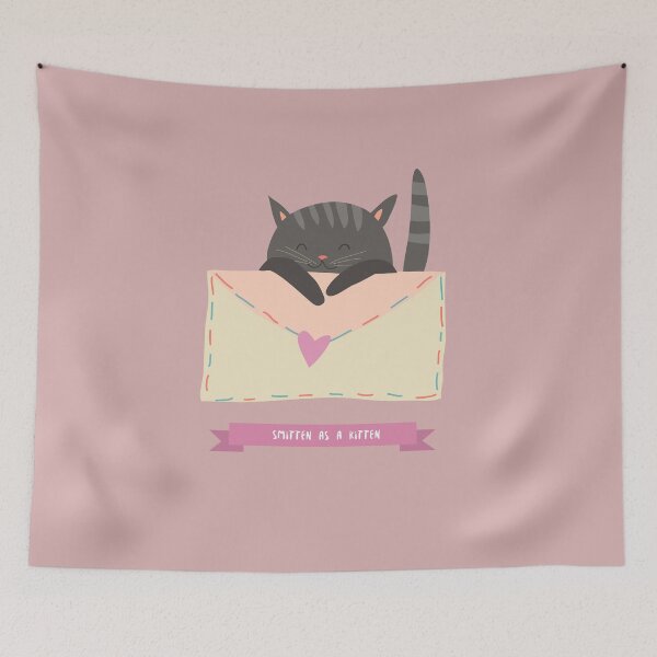 Item preview, Smitten as a Kitten- Love Letter designed and sold by EvaWolf.
