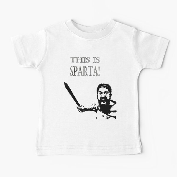 Spartans Caution this is spartan' Baby Organic T-Shirt