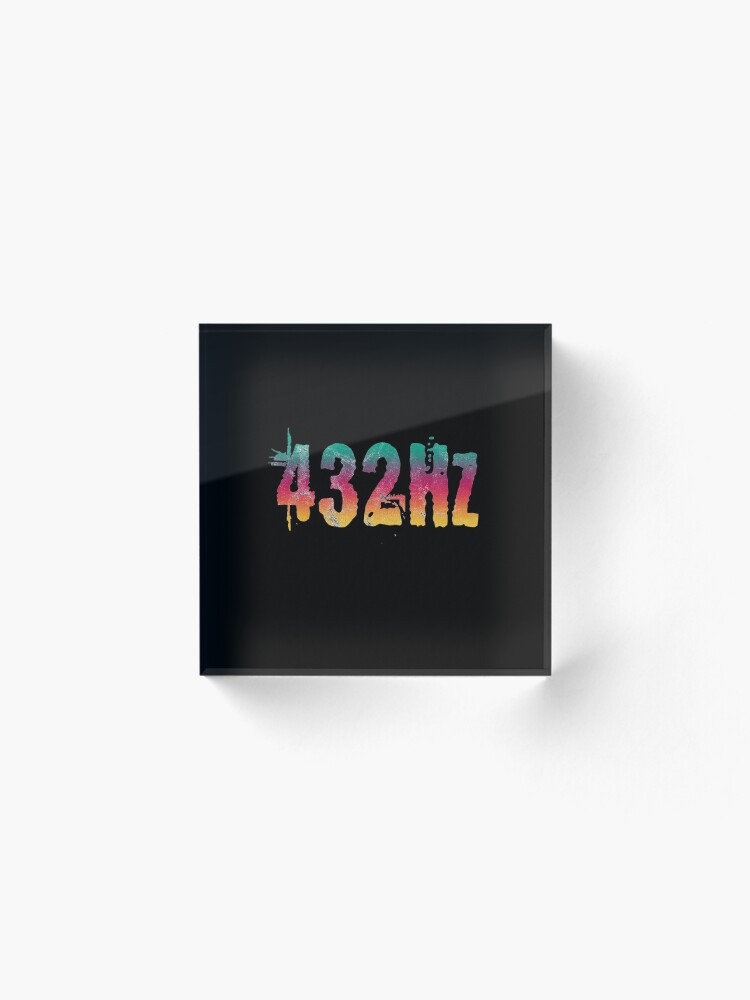 "432Hz Music Frequency 432 Hertz Tuning Color Style Graphic Hertz Print ...