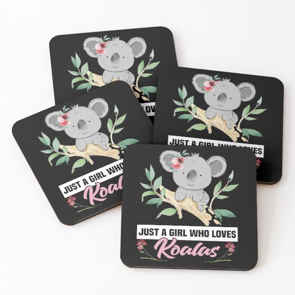 Item preview, Just a girl who loves koalas designed and sold by J AND J  PRINTS.
