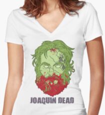 Joaquin Dead Women's Fitted V-Neck T-Shirt
