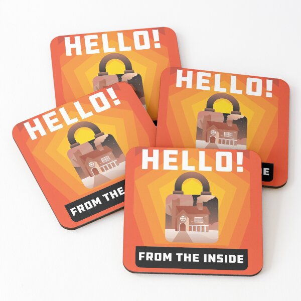 Item preview, Hello from the inside Quarantine shirt, quarantine and chill tee designed and sold by Cheeky Companions.