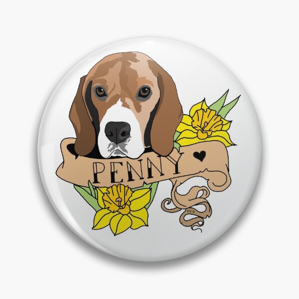 Item preview, Penny the beagle designed and sold by emilydevineart.