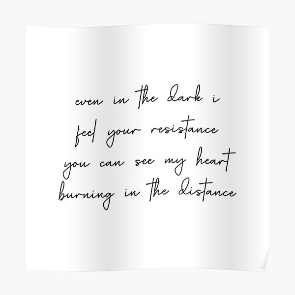 "Lana Del Rey Mariners Apartment Complex lyric" Poster for Sale by