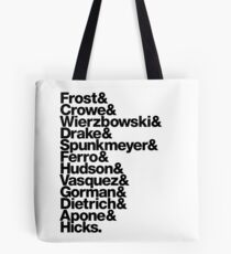 Aliens & Marines & Death & Order Tote Bag