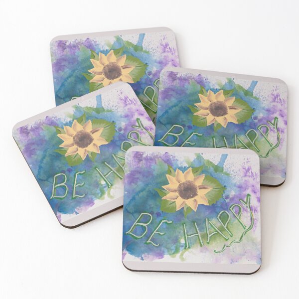 Item preview, Be Happy Sunflower designed and sold by Vallee Rose.