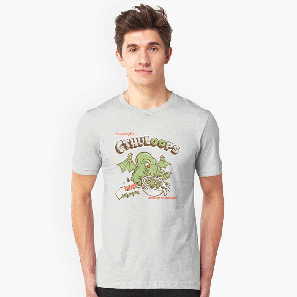 Cthuloops (Original) Slim Fit T-Shirt