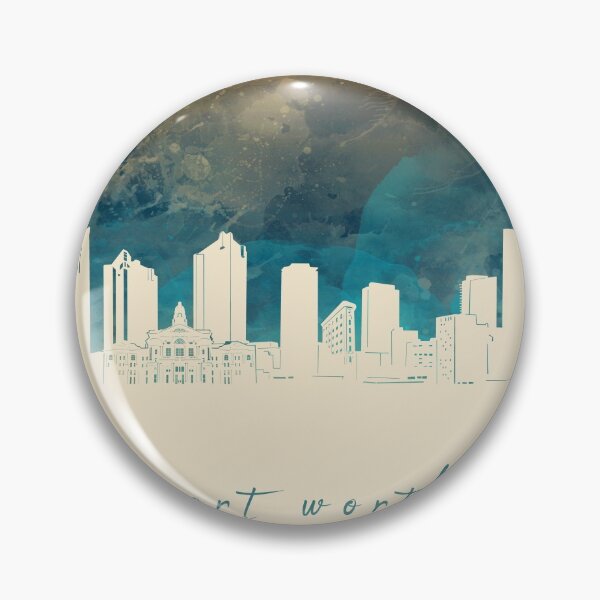 Item preview, fort worth skyline designed and sold by BekimART2.
