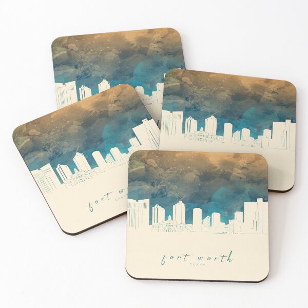 Item preview, fort worth skyline designed and sold by BekimART2.