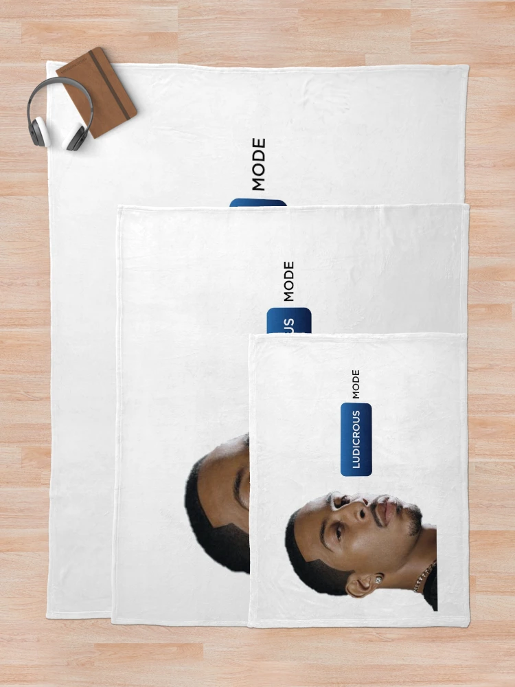 Thumbnail 5 of 6, Throw Blanket, Ludicrous Mode | Rapper designed and sold by SJ Designs.