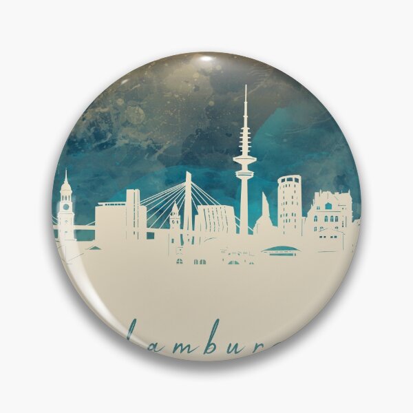 Item preview, hamburg skyline designed and sold by BekimART2.