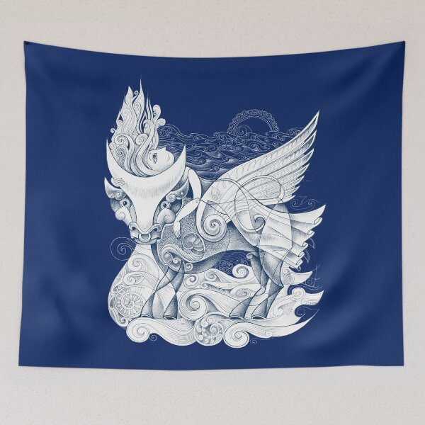 Item preview, The abduction of Europa - blue version designed and sold by elinakious.