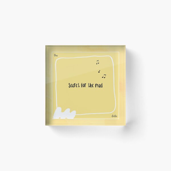 Item preview, Secret For The Mad designed and sold by usernate.