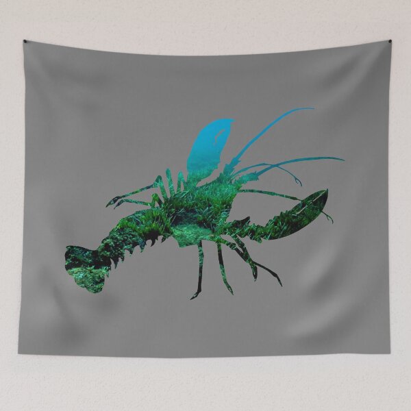 Item preview, Lobster Silhouette Ocean Cutout designed and sold by nickp1480.