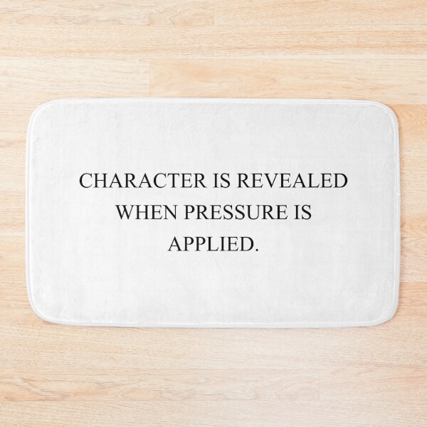 Item preview, character is revealed when pressure is applied designed and sold by motivation4you.