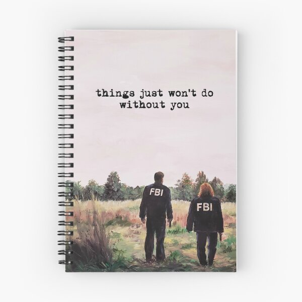 Item preview, Mulder and Scully in FBI Jackets in Field The X Files Things Just Won't Do Without You option 1 designed and sold by storybycorey.