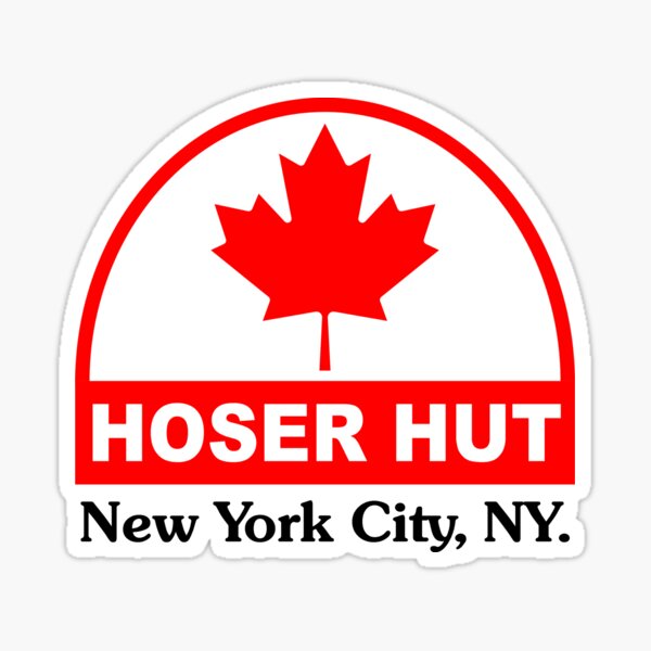 "Hoser Hut, New York City How I Met Your Mother" Sticker for Sale by