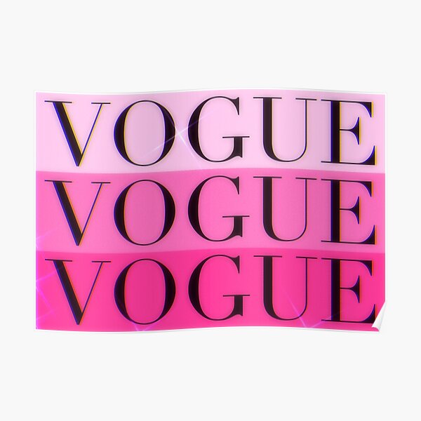 Vogue logo Poster
