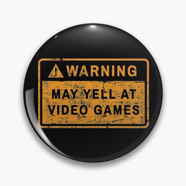 Item preview, WARNING MAY YELL AT VIDEO GAMES designed and sold by RetroGear.
