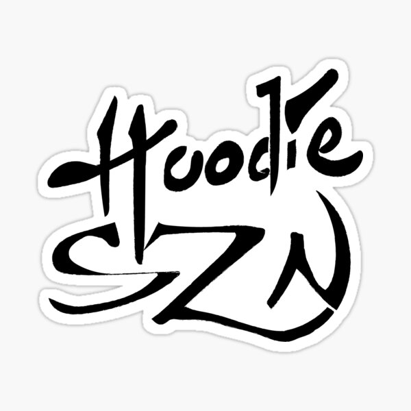 hoodie szn album Sticker