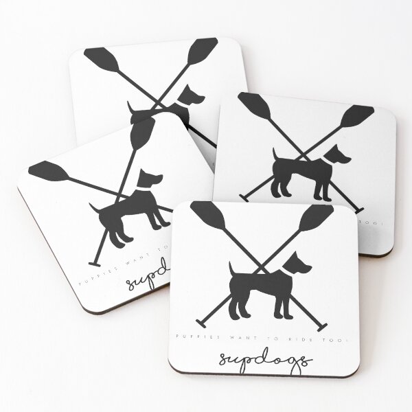 Item preview, SUP DOGS DESIGN PUPPIES WANT TO RIDE TOO! - PADDLE SURFING  designed and sold by Tropical Blood.