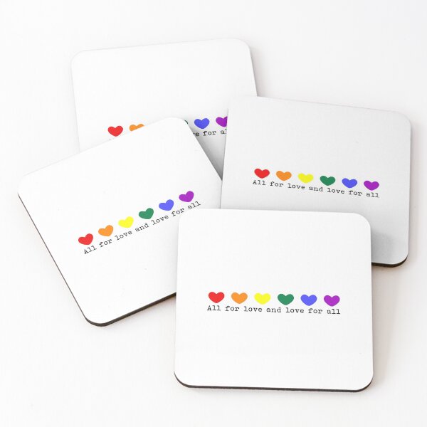 Item preview, all for love and love for all designed and sold by House Sparrow.