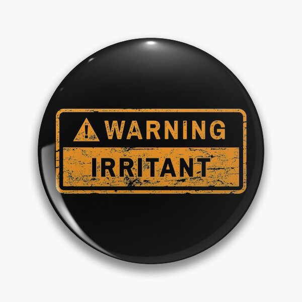 Item preview, WARNING IRRITANT designed and sold by RetroGear.