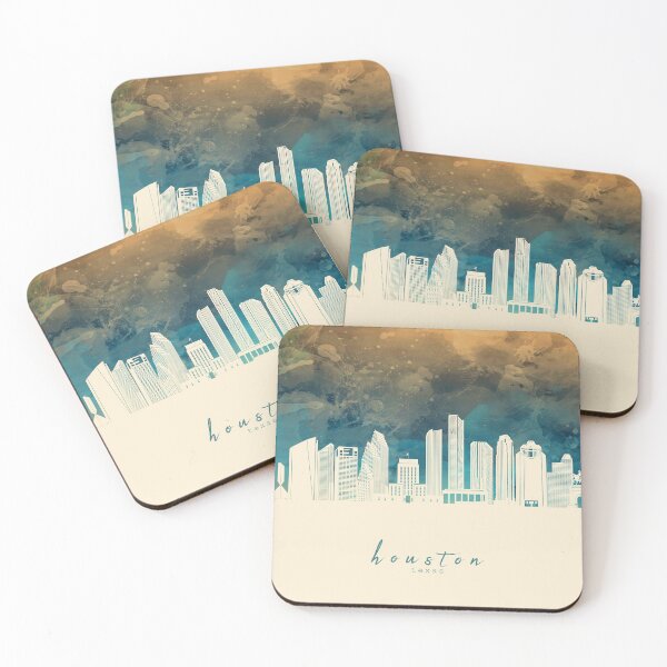 Item preview, houston skyline designed and sold by BekimART2.