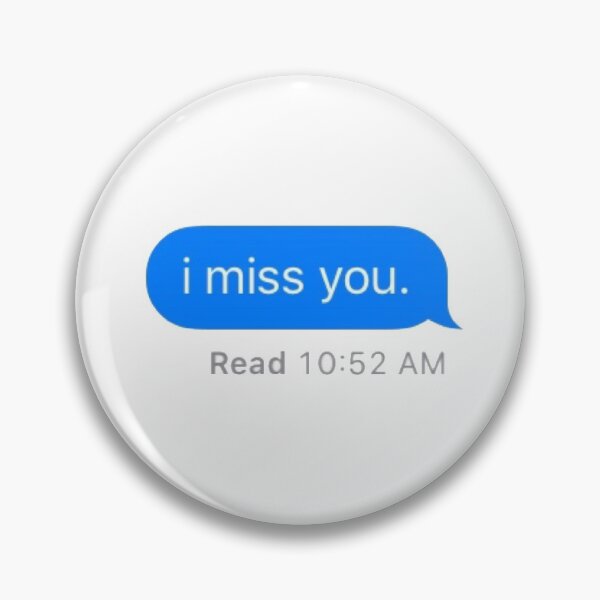 Item preview, I miss you sticker designed and sold by Katiebentonn.