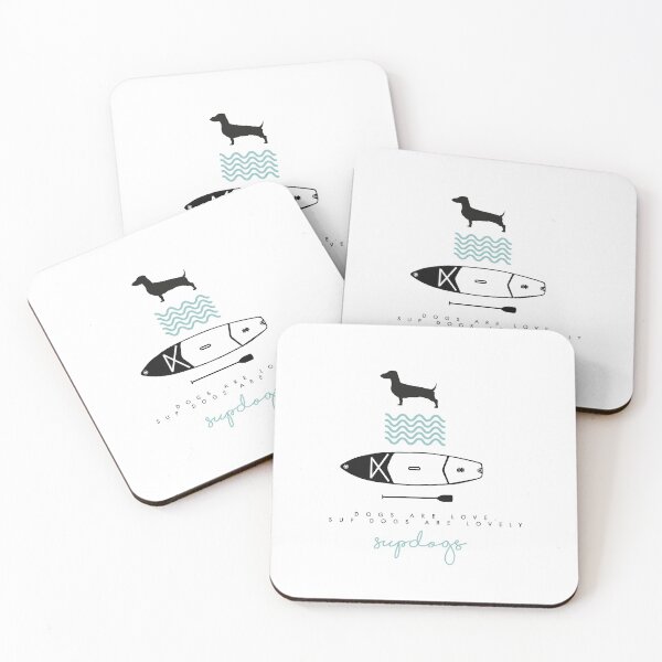 Item preview, SUP DOGS - SAUSAGE DOGS - PADDLE SURFING - PADDLE SURF AND DOGS  designed and sold by Tropical Blood.