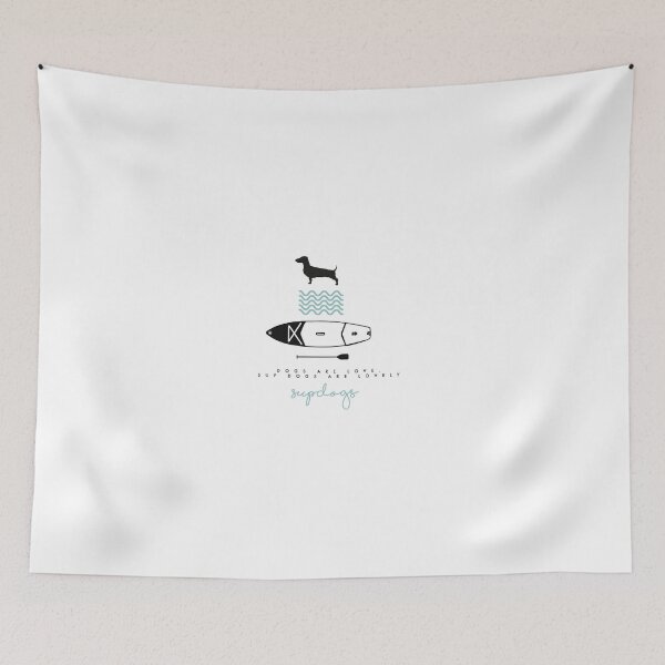 Item preview, SUP DOGS - SAUSAGE DOGS - PADDLE SURFING - PADDLE SURF AND DOGS  designed and sold by Tropical Blood.