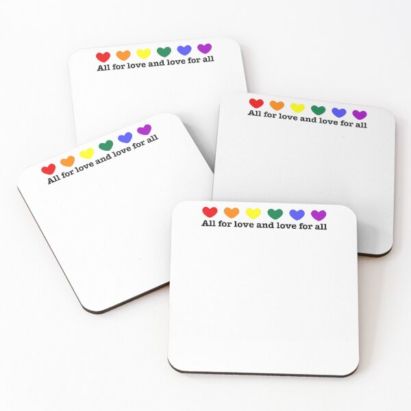 Item preview, all for love and love for all designed and sold by House Sparrow.