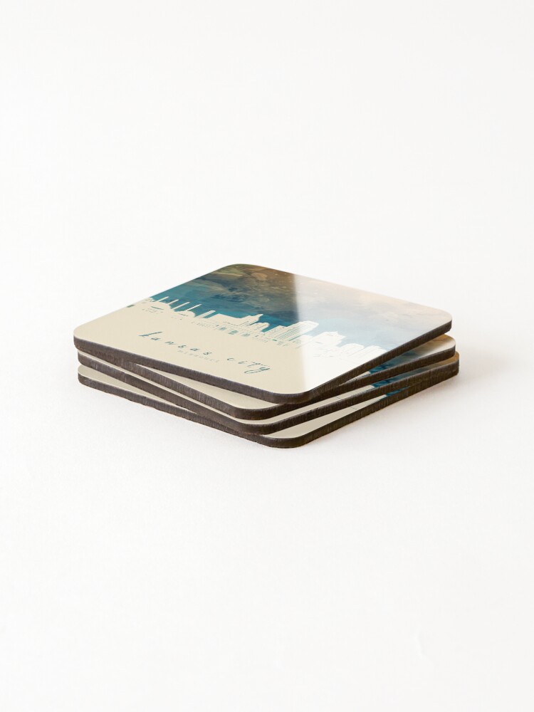 Redbubble Kansas City Skyline Coasters - Thumbnail 4